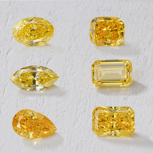 Diamond YELLOW FANCY VS VVS HPHT Lab Grown Diamond dengan IGI