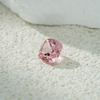 Cushion Cut Light Pink Padparadscha Color Lab Grown Gemstones