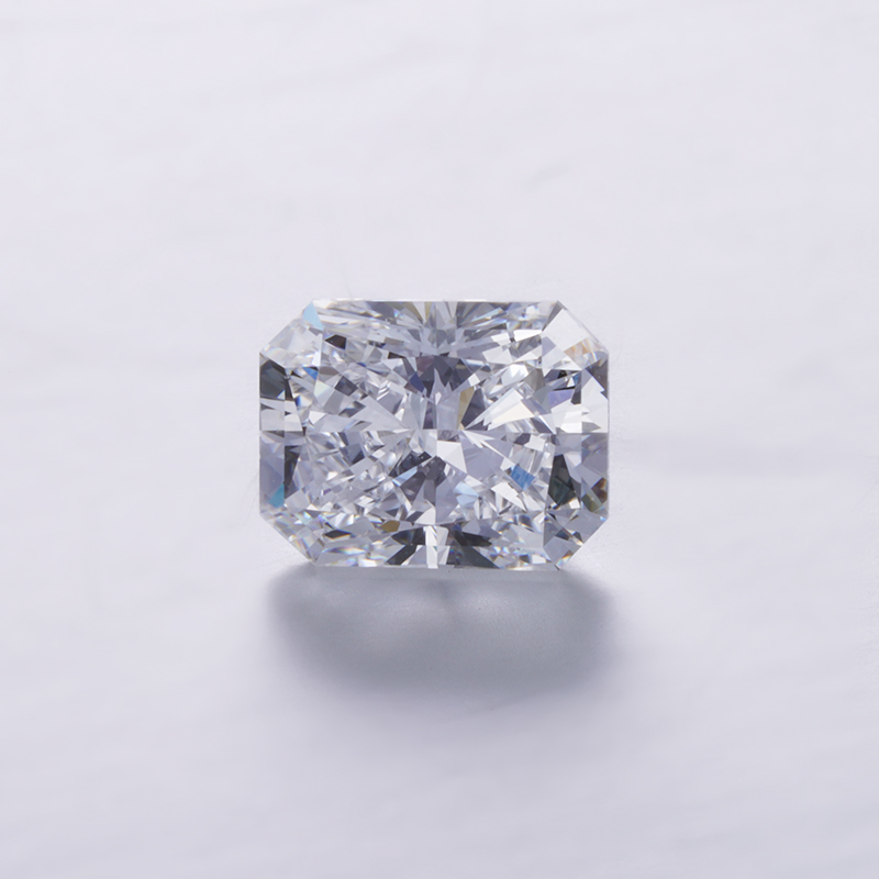 Radiant Cut 1.0ct E VVS CVD Lab Berlian Tumbuh Dengan IGI