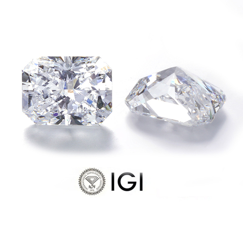 Sijil IGI Radiant Cut D VS HPHT CVD Lab Grown Diamond