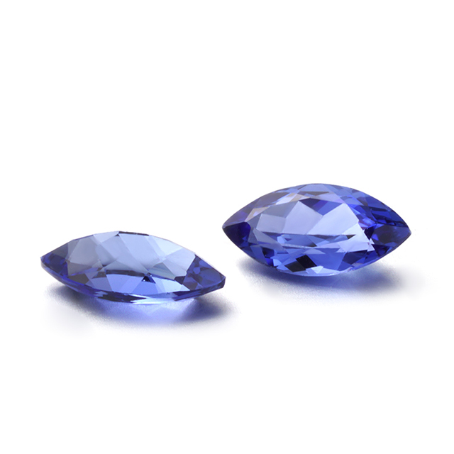 Marquise Cut Royal Blue Color Lab Grown Sapphire Gemstone